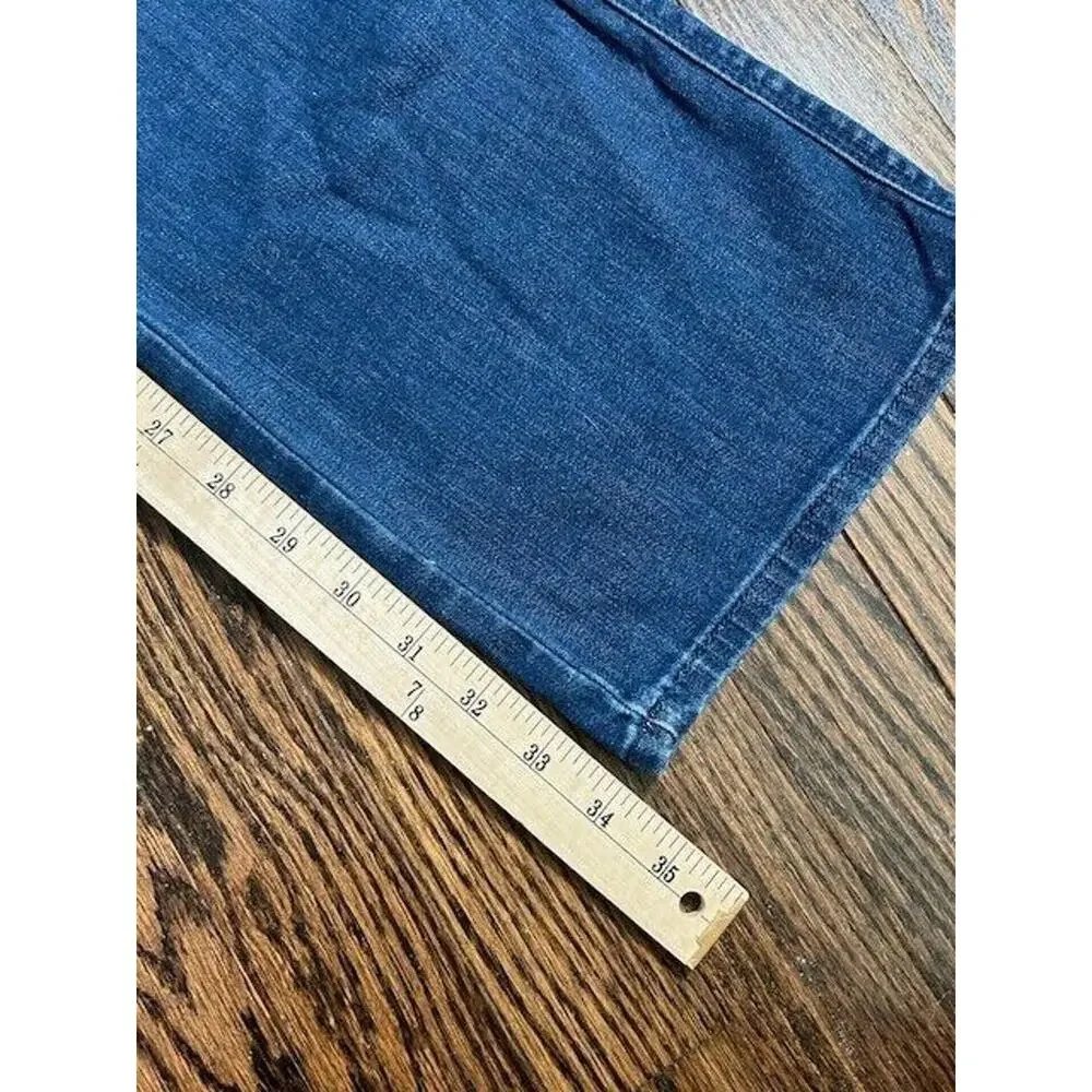 7 For All Mankind Kimmie Bootcut Jeans Mid Rise Pockets Dark Wash‎ Size 28 NWOT